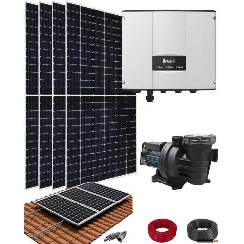 Kit Depuradora Solar con bomba 0.75cv para piscina