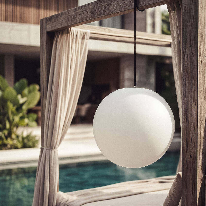 Lámpara Colgante Esférica Decorativa Bola de Luz Led Evan Orb