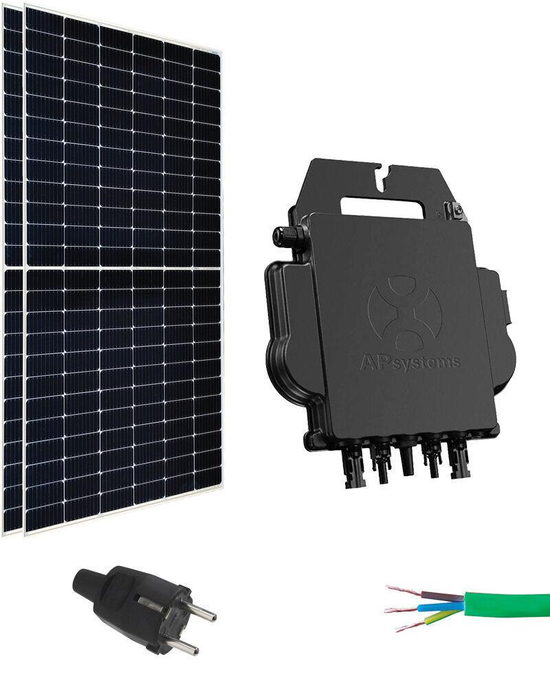 Kit Paneles Solares Balcón 810W con microinversor 730W con monitorización incluida