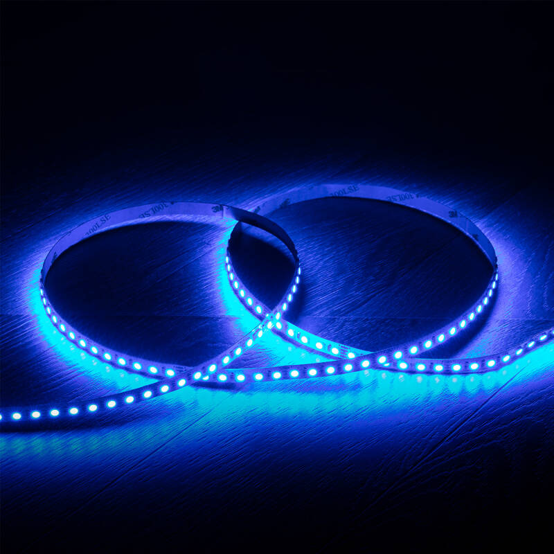 Tira LED 24V RGB SMD 120 LED/m 5m 9W/m Ancho 8mm Corte 5cm IP20