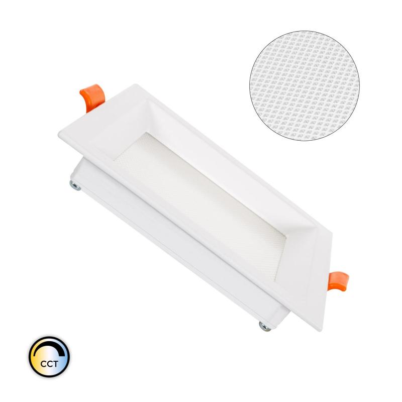 Placa LED 10W Cuadrada CCT Seleccionable Microprismático LIFUD Corte 110x110 mm