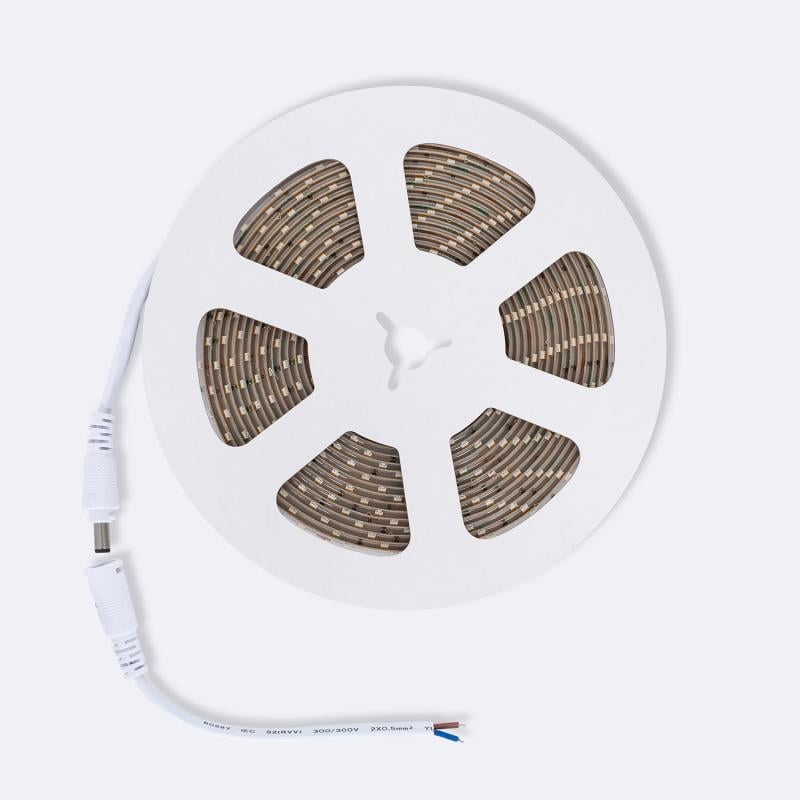 Tira LED 24V SMD 60 LED/m 5m 5W/m 400lm/m Ancho 8mm Corte 10cm IP65