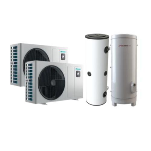 Kit Aerotermia ACS 200 litros Hisense Hi-Therma R32 24kW para 300m2