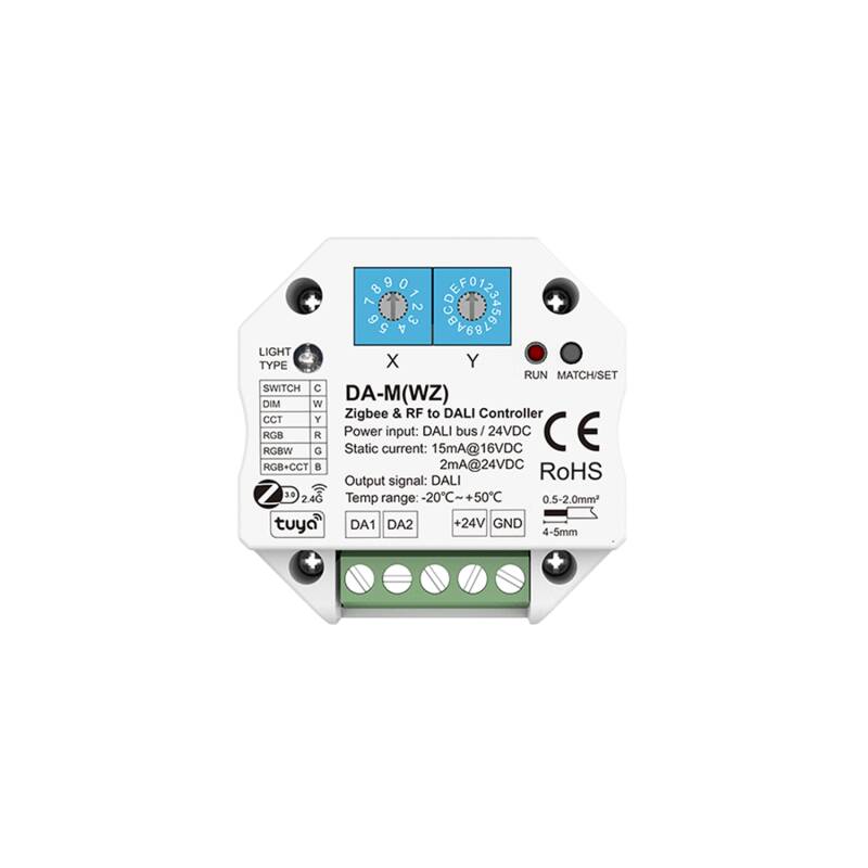 Convertidor Zigbee y RF a DALI DT6/DT8 Compatible con Tuya y Philips Hue SKYDANCE DA-M(WZ)