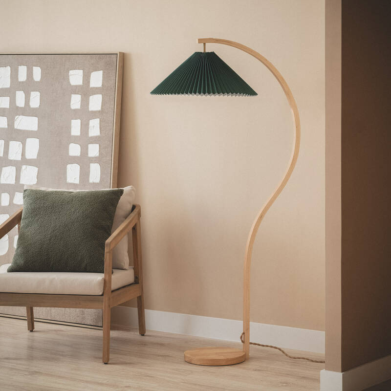 Lámpara de Pie Madera Luanda