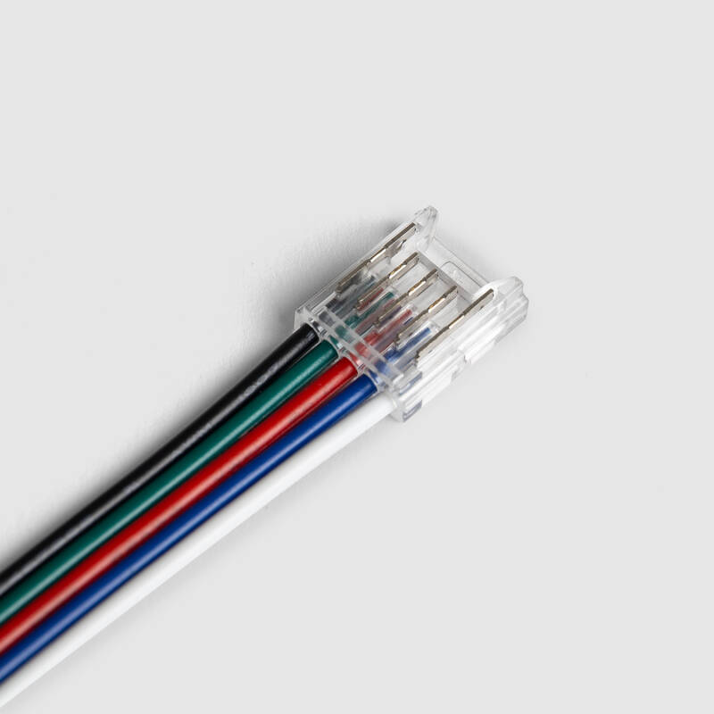 Conector para Tira LED 24V RGBW SMD Ancho 10mm IP20 con Cable