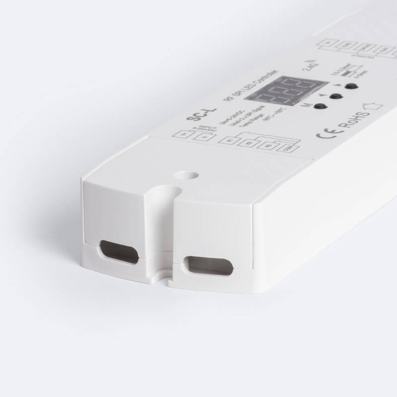 Controlador Tira LED Digital SPI RGB/RGBW 12-24V SKYDANCE SC-L Compatible con Pulsador y Mando RF