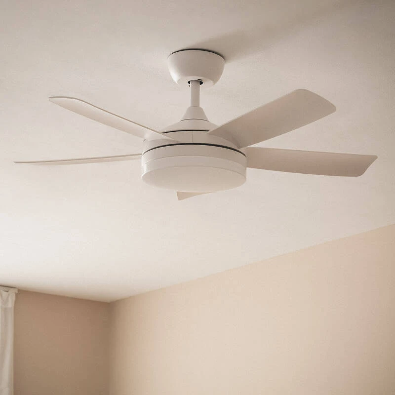Ventilador de Techo Silencioso Patroclo Blanco 106cm Motor DC