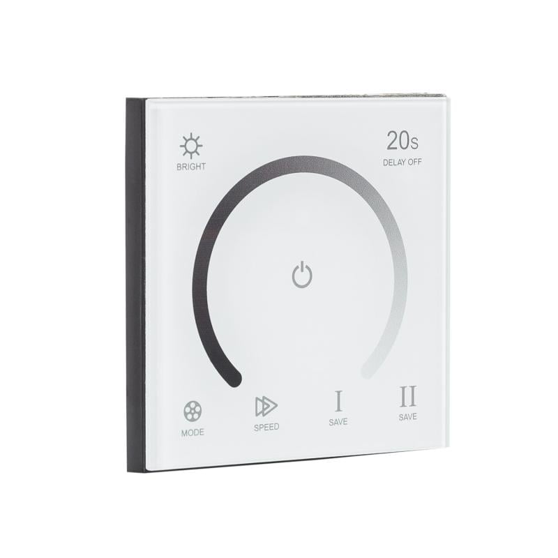 Controlador Regulador Pared Táctil para Tira LED 12/24V DC Monocolor
