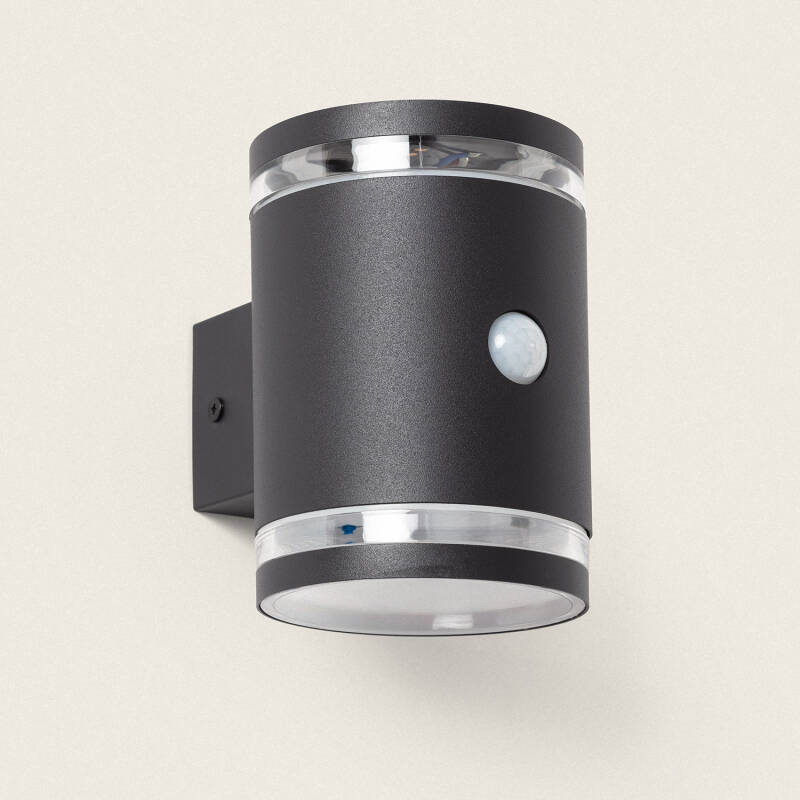Aplique de Pared Exterior Solar LED Aluminio con Sensor de Movimiento Draco