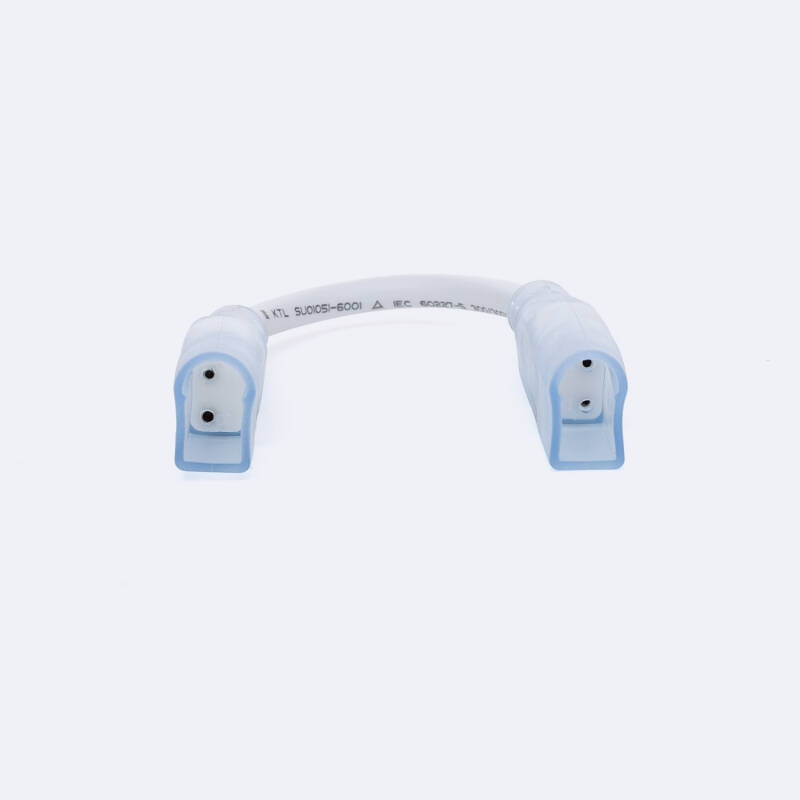 Conector Tira Neón LED Regulable 220V SFLEX8 Doble con Cable