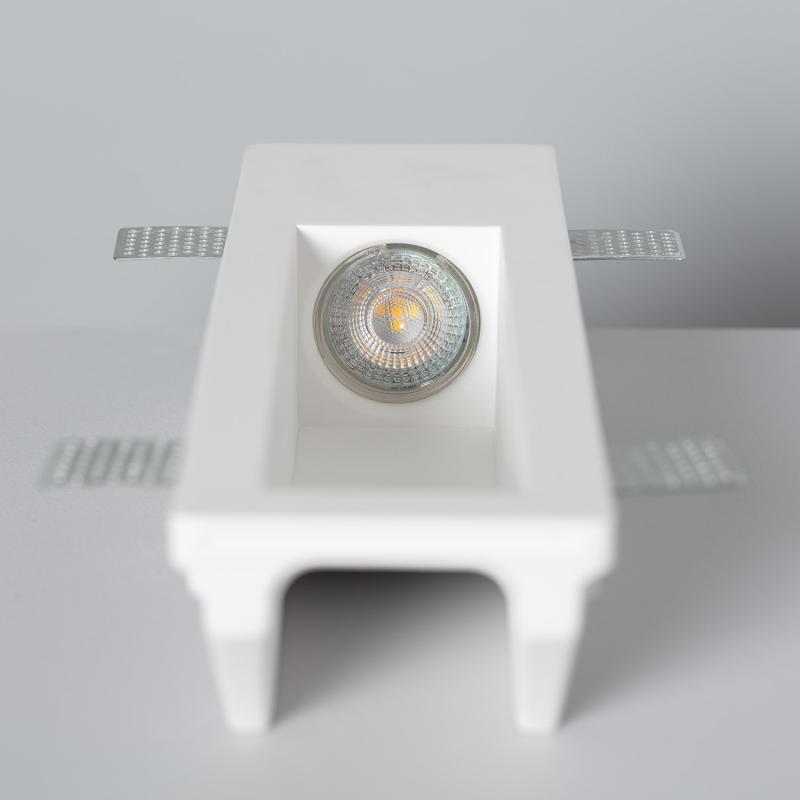Aplique de Pared Integración Escayola/Pladur para Bombilla LED GU10 / GU5.3 Corte 353x103 mm