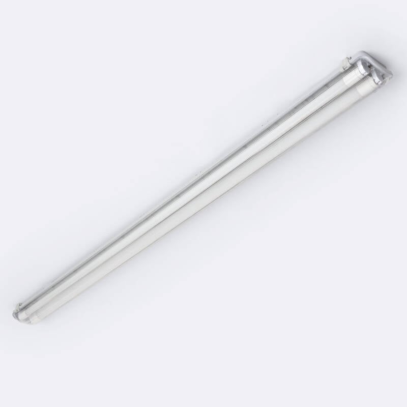 Pantalla Estanca 150cm IP65 con dos Tubos LED Cristal 22W 140lm/W