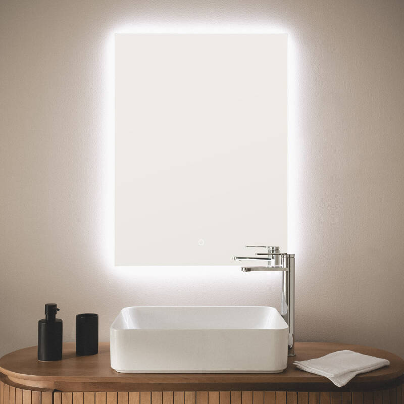 Espejo Baño con Luz LED 78x58 cm Medium Mason