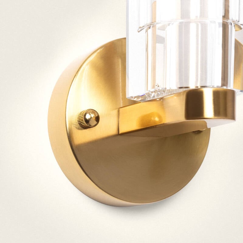 Aplique de Pared Metal y Cristal Miranda