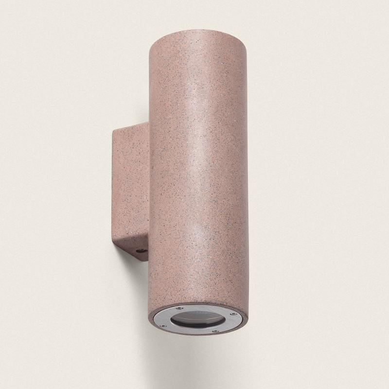 Aplique de Pared Exterior Cemento Iluminación Doble Cara Banjar Rond II