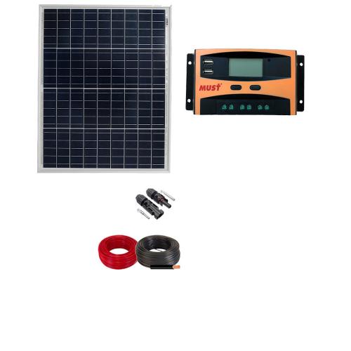 Kit Solar Portátil Autoinstalable 50W sin Batería