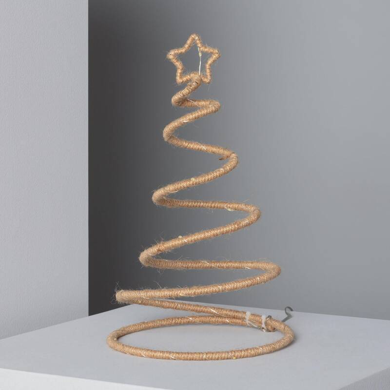 Árbol de Navidad LED Cuerda con Batería Spiraly
