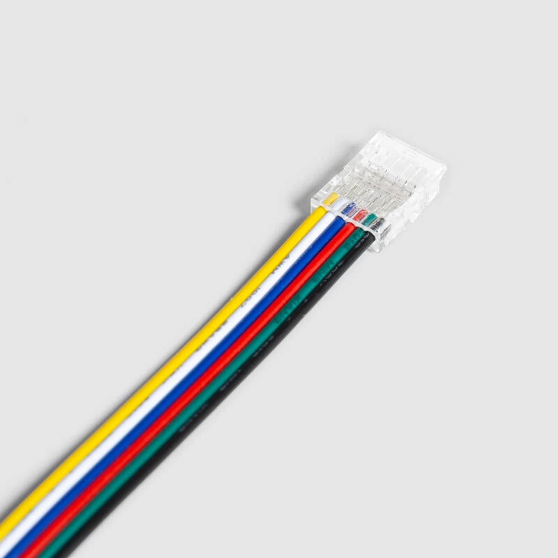 Conector Tira LED 24V RGB+CCT SMD Ancho 10mm IP20 con Cable