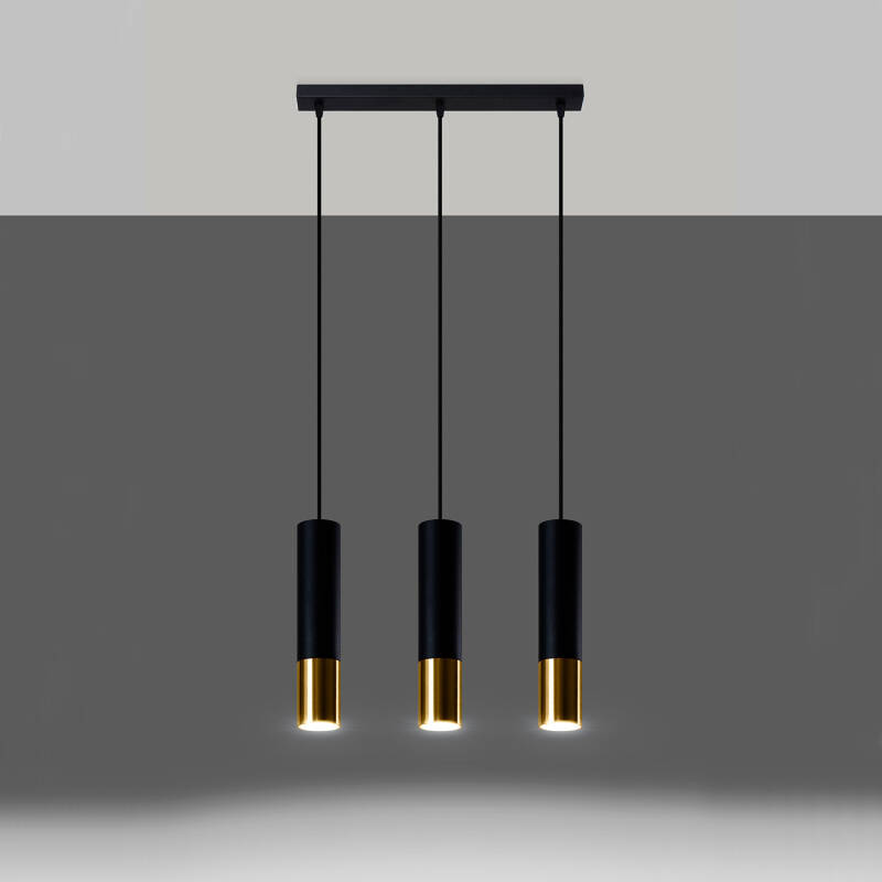 Lámpara Colgante Loopez 3L Metal SOLLUX