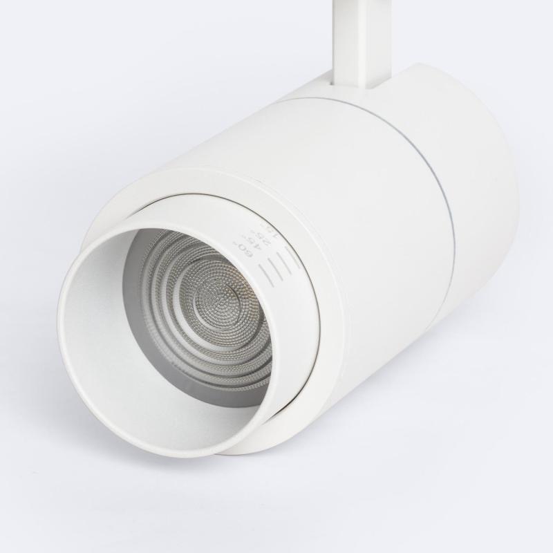 Foco Carril LED Trifásico 10W Regulable CCT Seleccionable Pulyx Multiángulo 15-60º