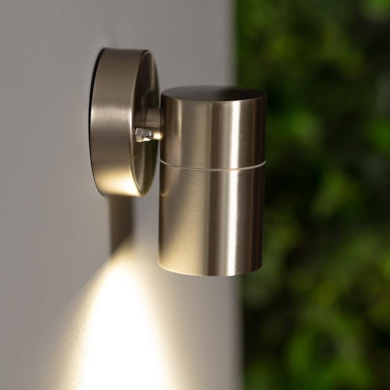 Aplique de Pared Exterior de Acero Inoxidable Satin