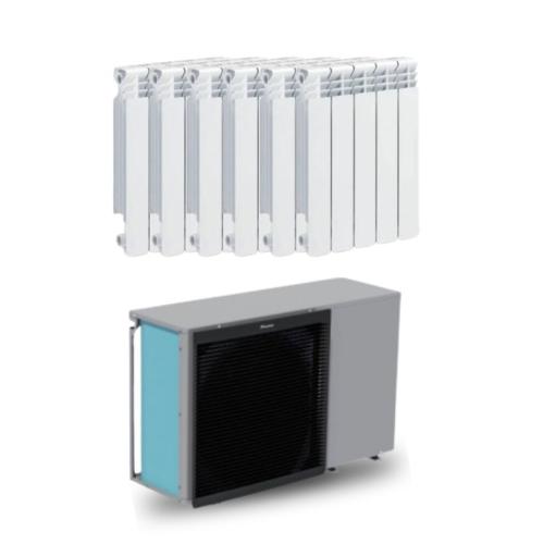 Aerotermia con Radiadores