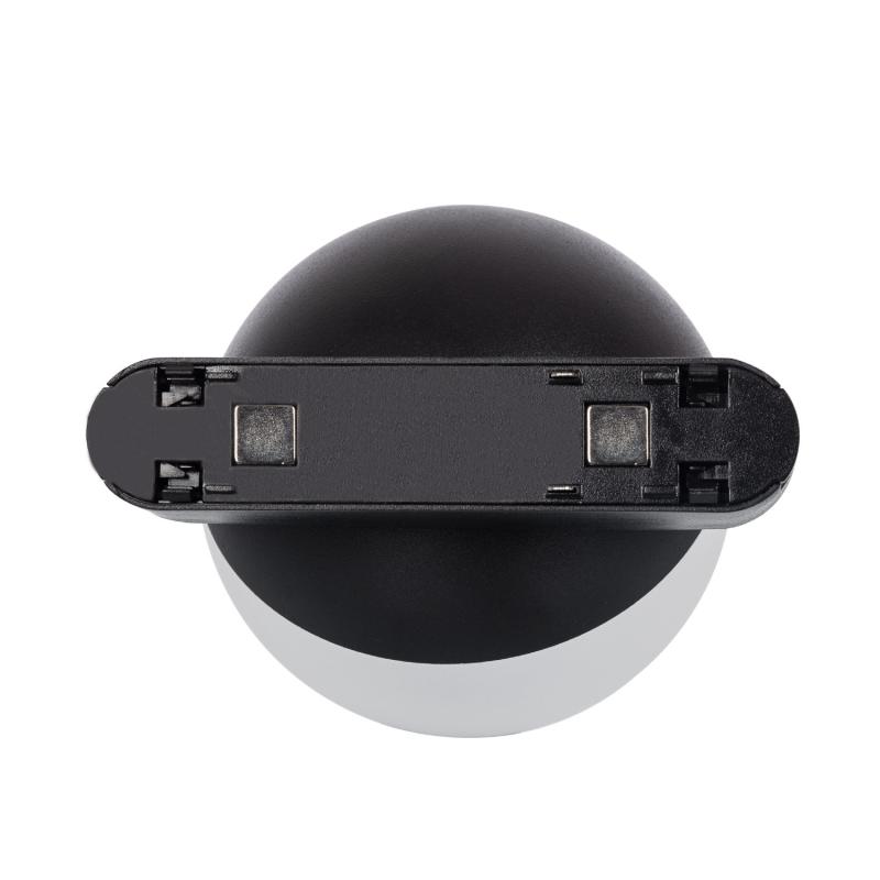 Foco Carril LED Magnético 25mm SuperSlim 10W 48V Negro Ø100 mm