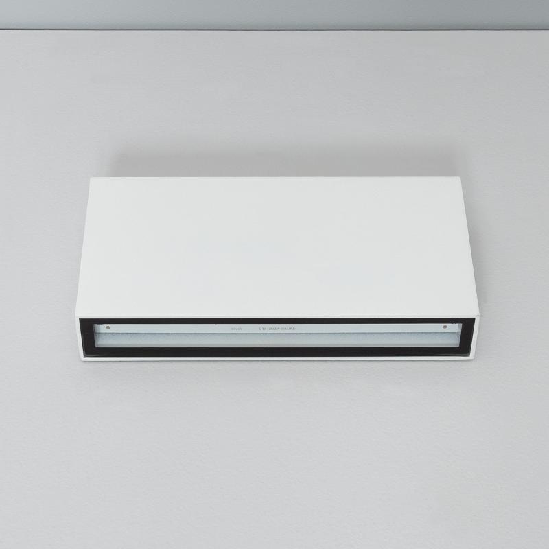 Aplique de Pared Exterior LED 10W Iluminación Doble Cara Rectangular Blanco Luming II