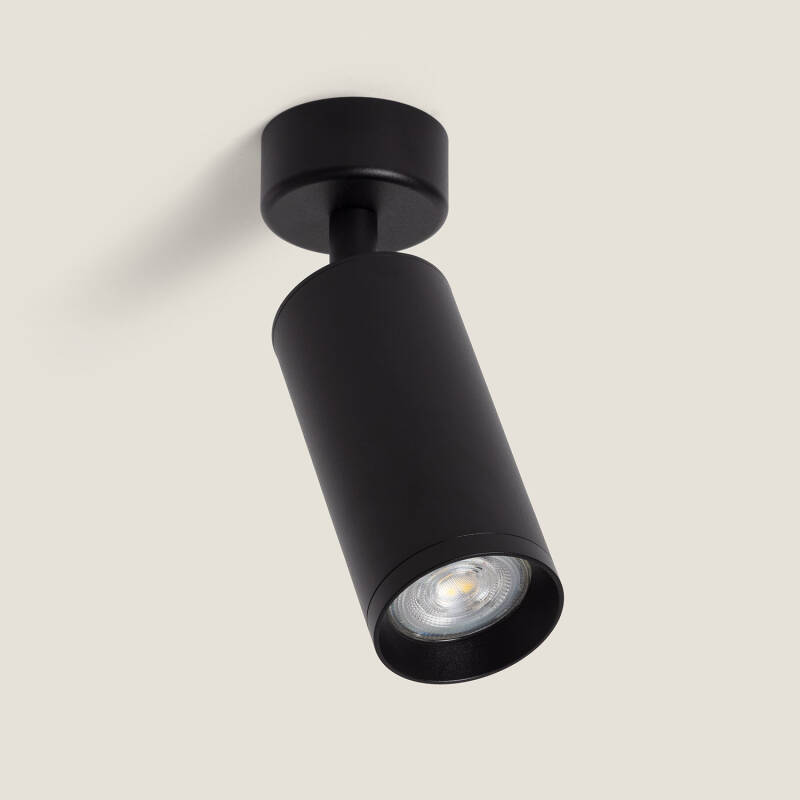 Foco Portalámparas Aluminio para Bombillas GU10 Cuarzo