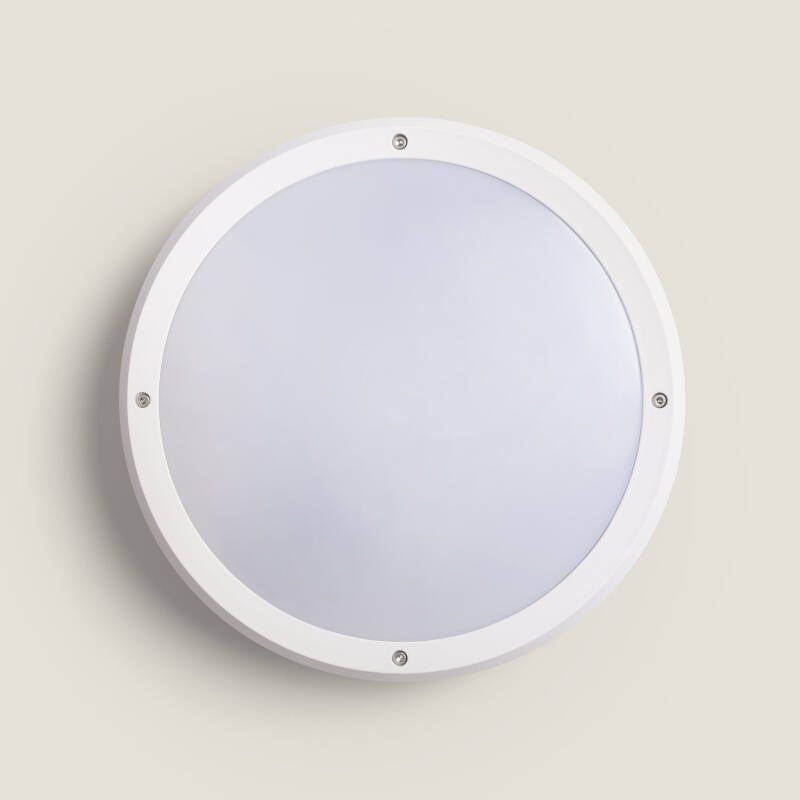 Plafón Circular para Exterior Ø300 mm IP65 Curio Blanco