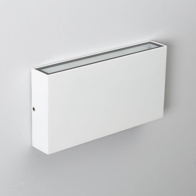 Aplique de Pared Exterior LED 10W Iluminación Doble Cara Rectangular Blanco Luming II