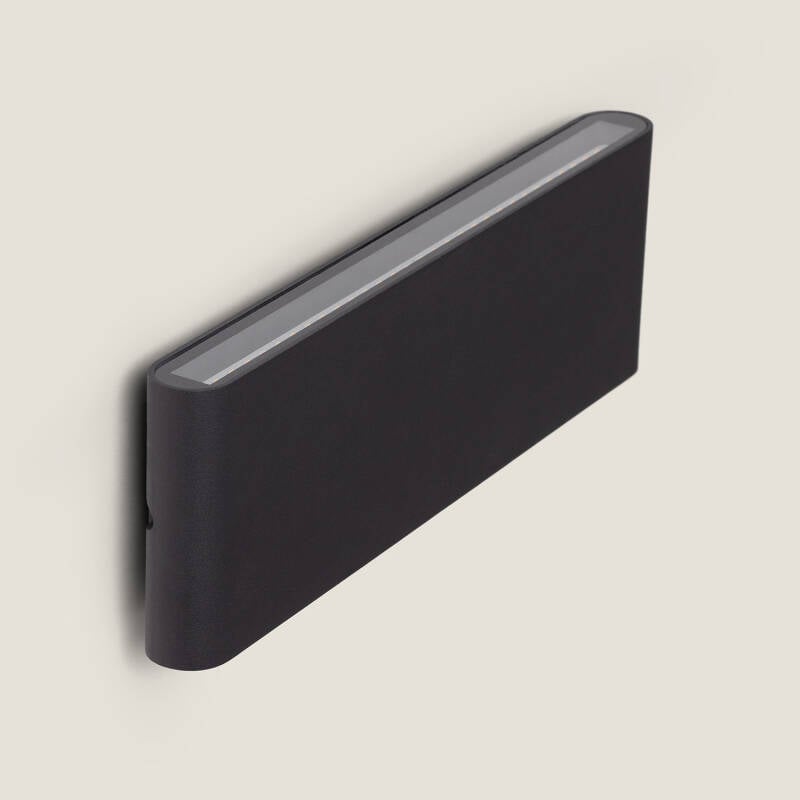 Aplique de Pared Exterior LED 20W Aluminio Rectangular Iluminación Doble Cara Luming