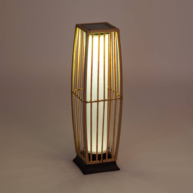 Lámpara de Pie Exterior LED Solar Arley
