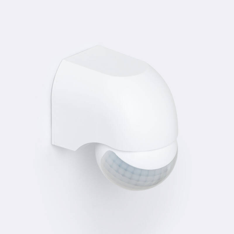 Sensor de Movimiento PIR Crepuscular 180º Smart de Pared Exterior IP44