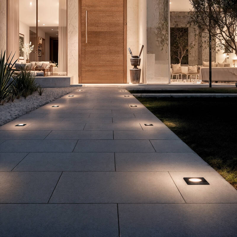 Baliza Exterior LED 2W Empotrable Cuadrada Welly