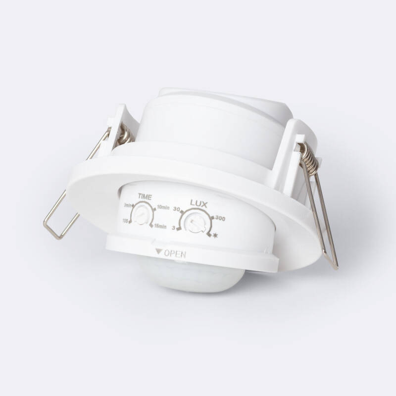 Sensor de Movimiento RADAR Crepuscular 360º Empotrable Exterior IP65