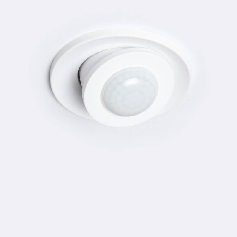 Sensor de Movimiento PIR Empotrable 360º Direccionable