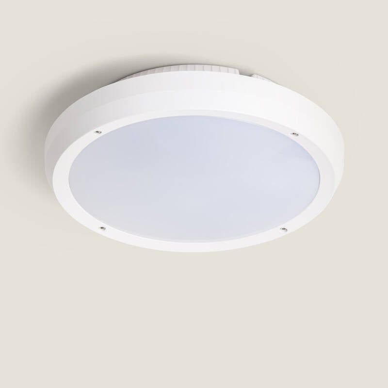 Plafón Circular para Exterior Ø300 mm IP65 Curio Blanco