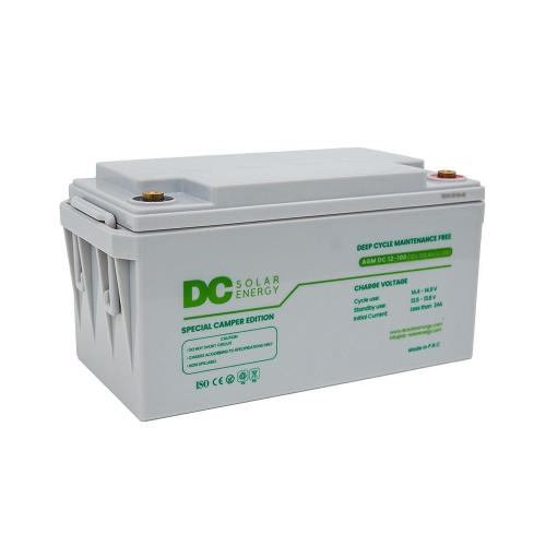 Batería Camper AGM 100Ah 12V DC Solar Energy