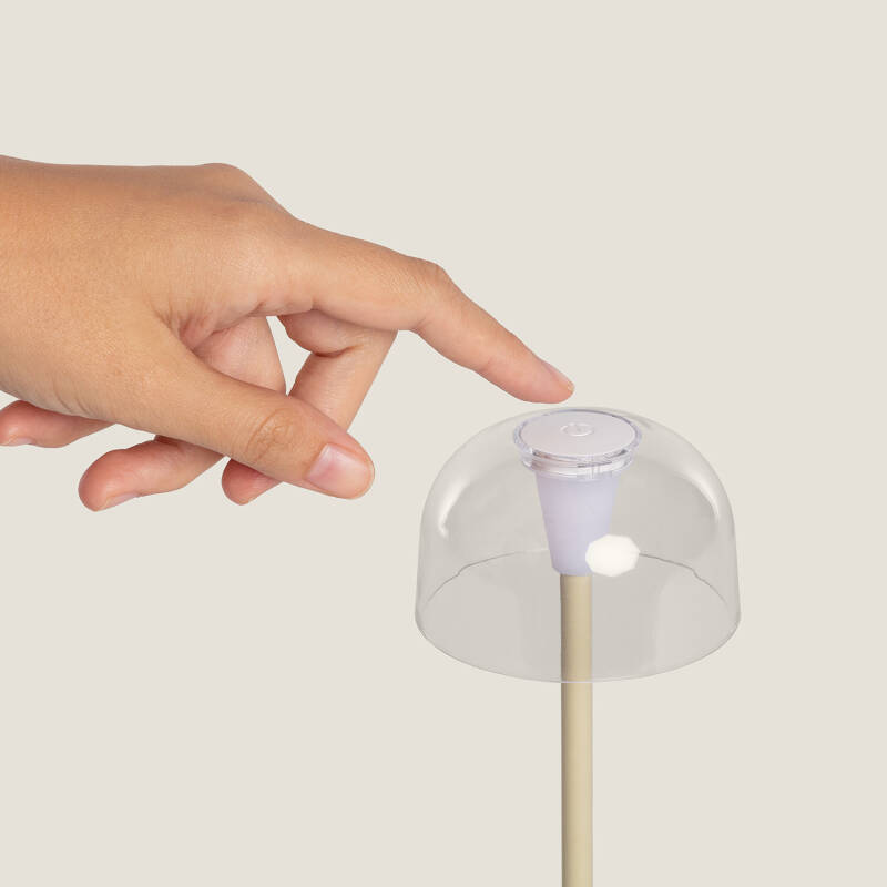 Lámpara de Mesa LED Portátil para Exterior Metal con Batería Recargable Lendora