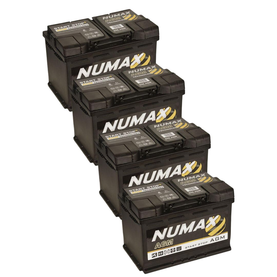 Pack 4 unidades de la Batería 70AH AGM 12V Numax
