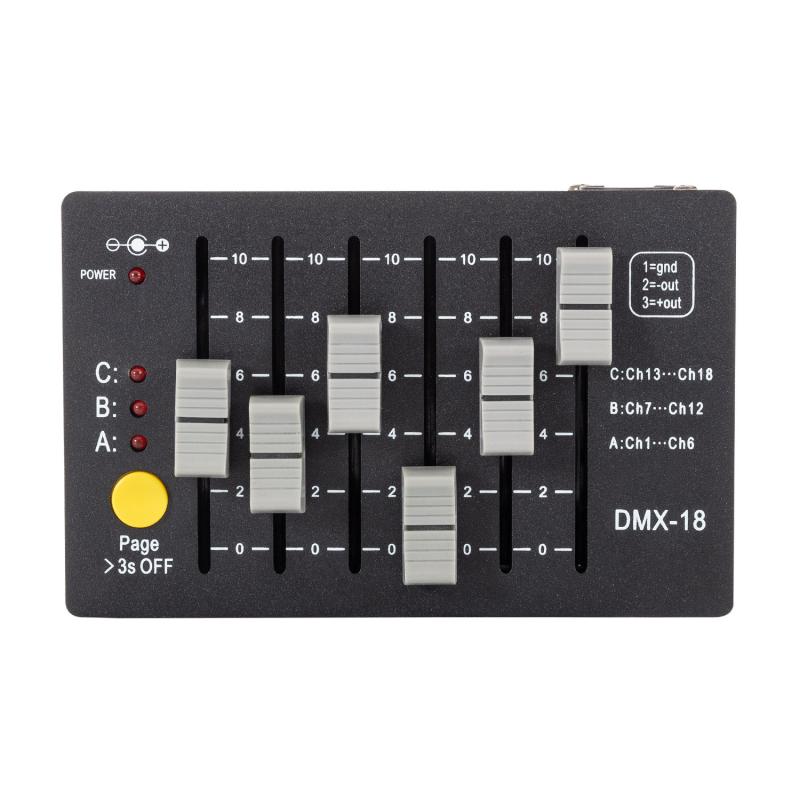 Controlador Consola DMX512 18 Canales Recargable