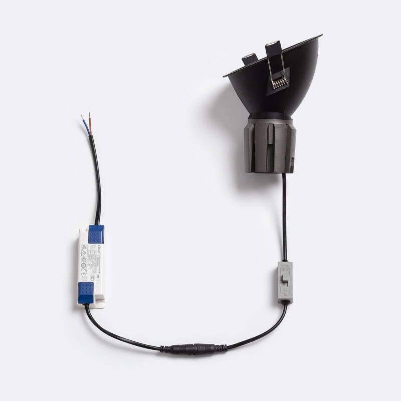 Foco Downlight LED 9W / 12W Cónico inclinación 20º Areni Corte Ø 100 mm