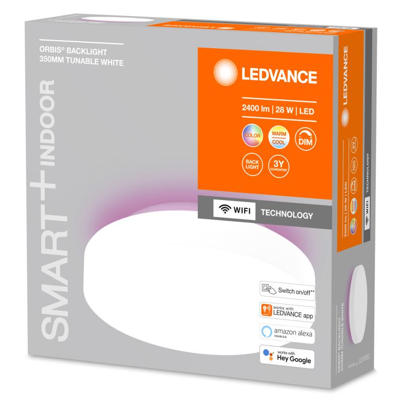 Aplique de Techo LED 28W Smart+ WiFi ORBIS Backlight LEDVANCE 4058075573574
