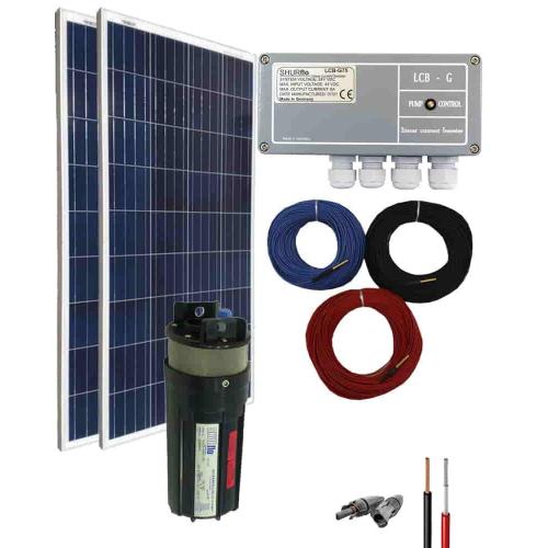 Kit Bomba de Agua Solar Sumergible Hasta 70m