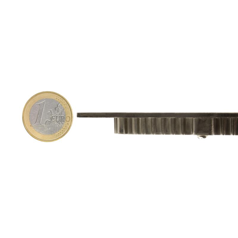 Placa LED 18W Cuadrada SuperSlim Corte 205x205 mm Silver