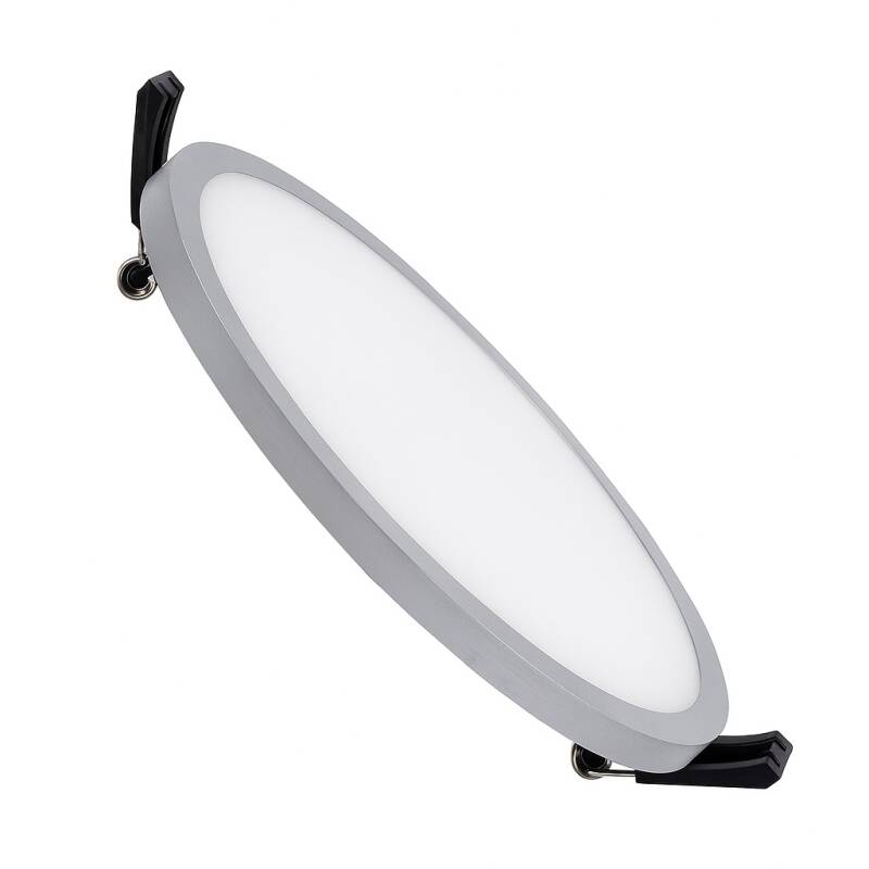 Placa LED 30W Circular High Lumen Silver Corte Ø 205 mm