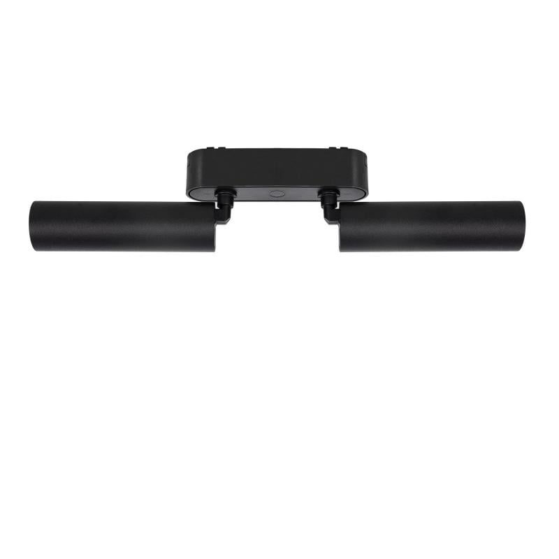 Foco Carril LED Magnético 25mm SuperSlim Doble 14W 48V Negro