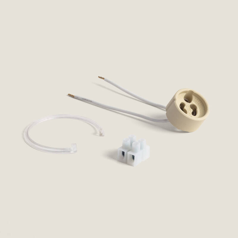 Aro Downlight Integración Escayola/Pladur para Bombilla LED GU10 / GU5.3  Corte 125x125 mm UGR17